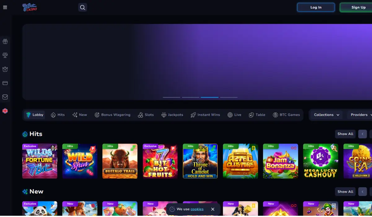 7Bit casino Front page